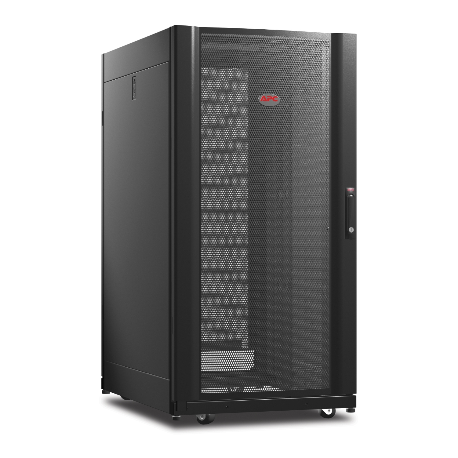 APC NetShelter AV, Server Rack Enclosure, 24U, 10-32 Threaded Rails, Black, 1199H x – image 2