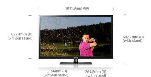 Samsung PS43D450 109.2 cm (43") XGA Black – image 6