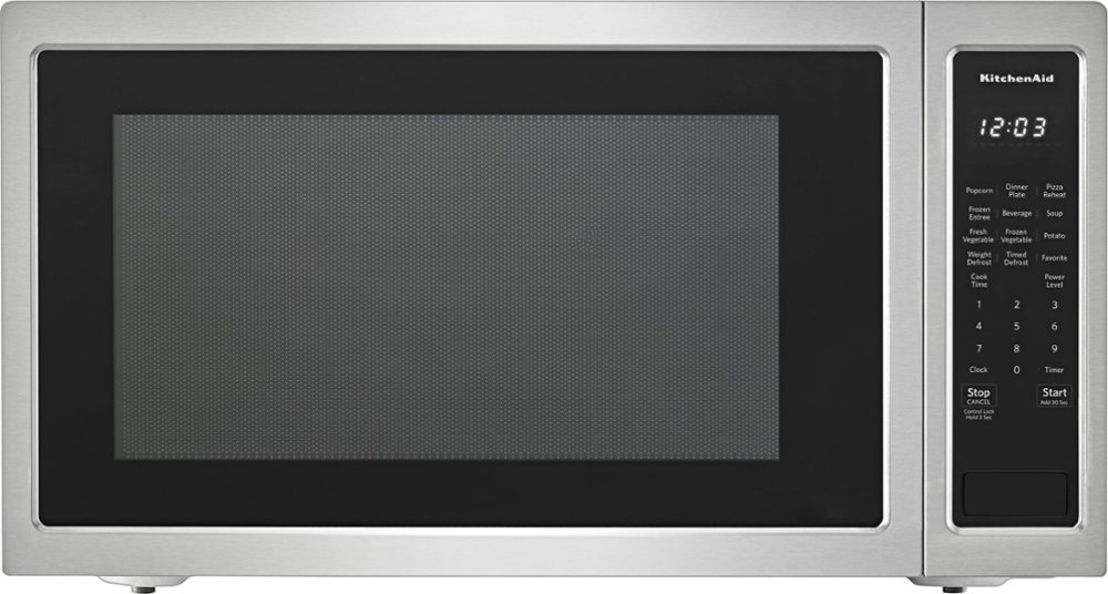KitchenAid KMCS3022GSS microwave Stainless steel Solo microwave Countertop