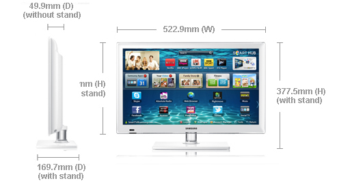 Samsung UE22ES5410W 55.9 cm (22") Full HD Smart TV Wi-Fi White – image 7