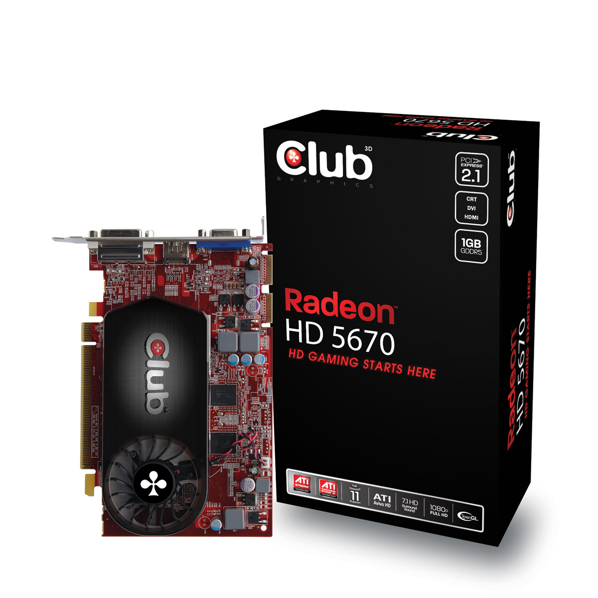CLUB3D HD5670 1 GB GDDR5