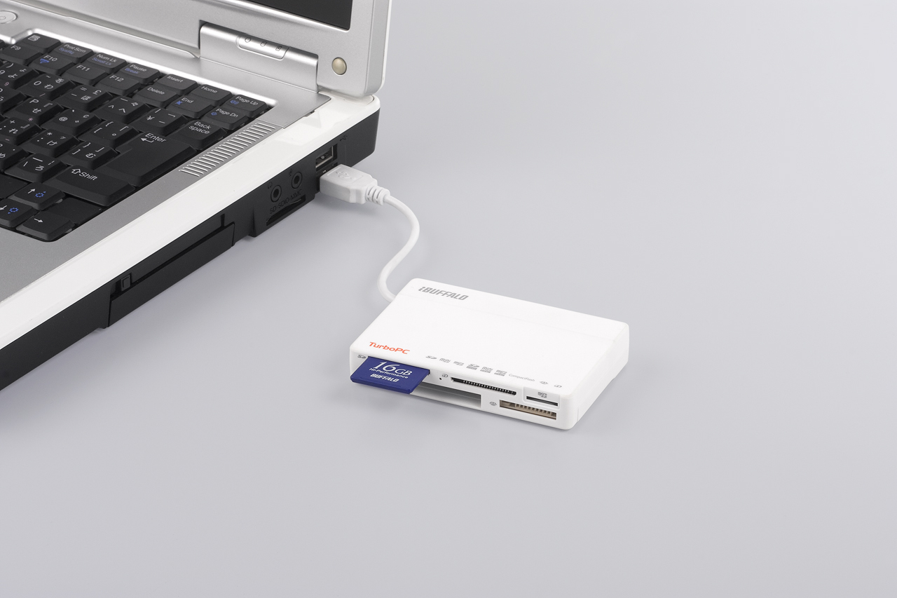 Buffalo BSCR05TU2BK card reader USB 2.0 Black – image 2