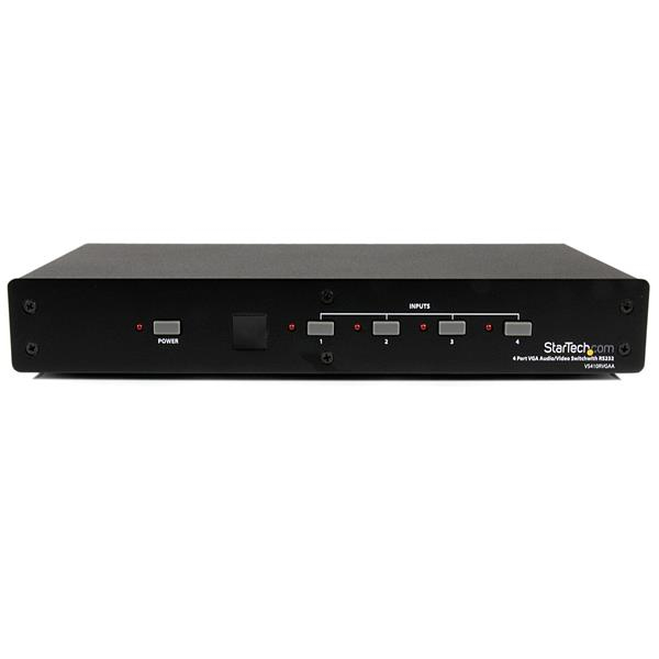 StarTech.com 4 Port VGA Video Audio Switch with RS232 control – image 2