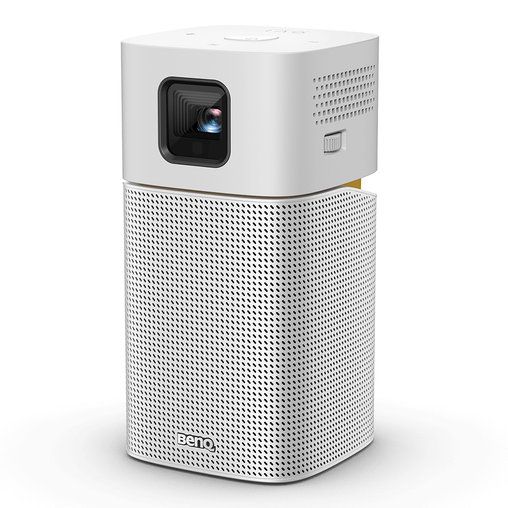 BenQ GV1 Short throw projector 200 ANSI lumens DLP WVGA (854x480) Silver, Yellow – image 2
