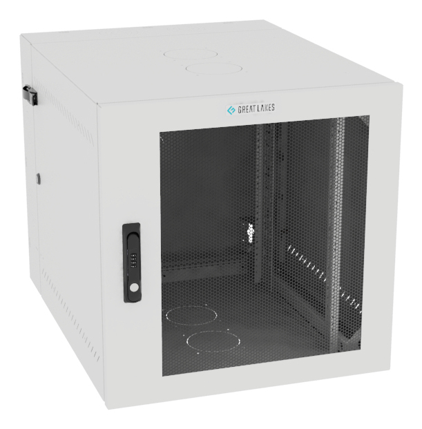 Vertiv VR Rack GL24WMCMM-W-SC-00-00 rack cabinet 12U Wall mounted rack White – image 1