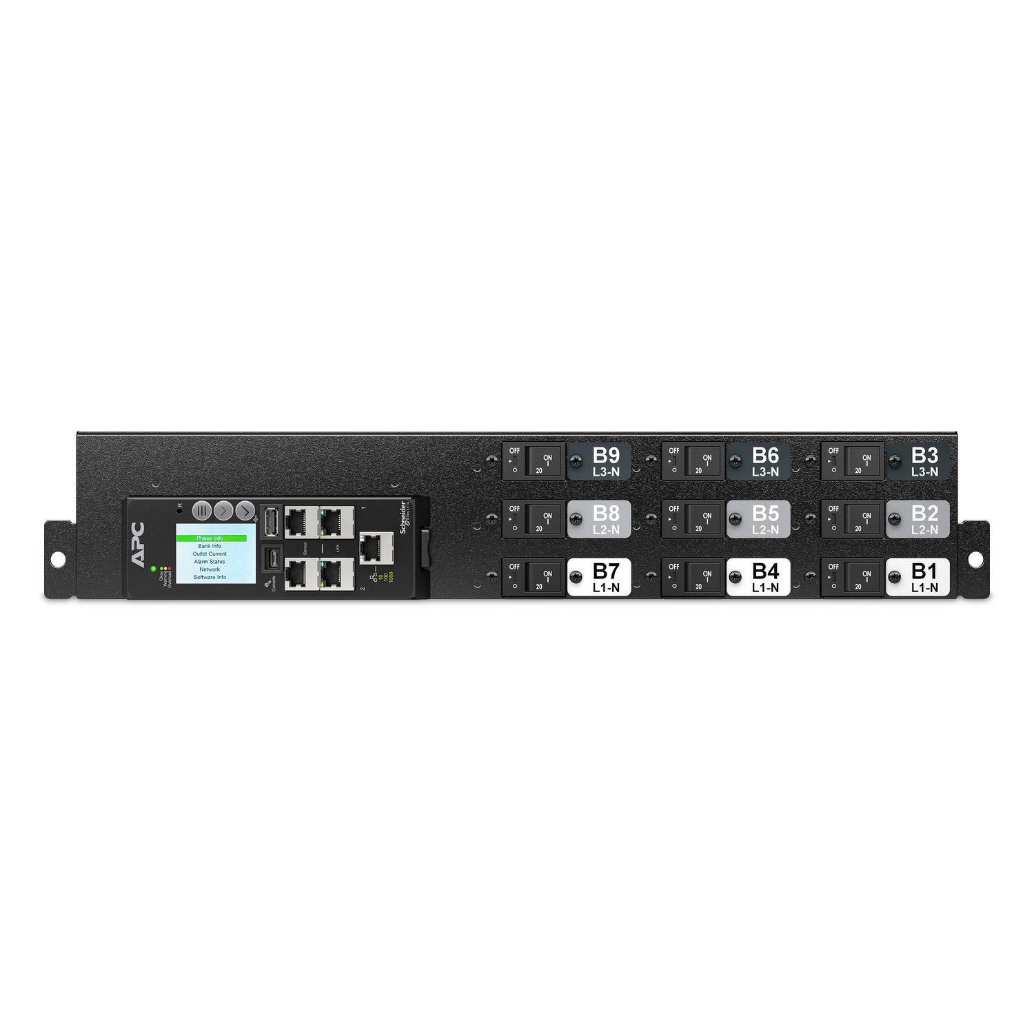 APC NetShelter Rack PDU Advanced Switched Metered, 2U, 3 Phase, 415V, 41.4kVA 60A, 18 Outlets – image 3