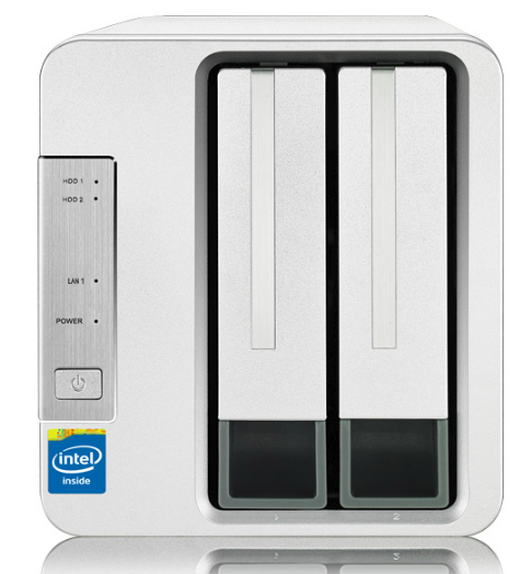 TerraMaster F2-220-2GB NAS/storage server Compact Intel® Celeron® J1800 White