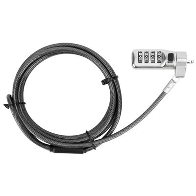Targus DEFCON cable antirrobo Negro, Acero inoxidable 2 m imagen 1