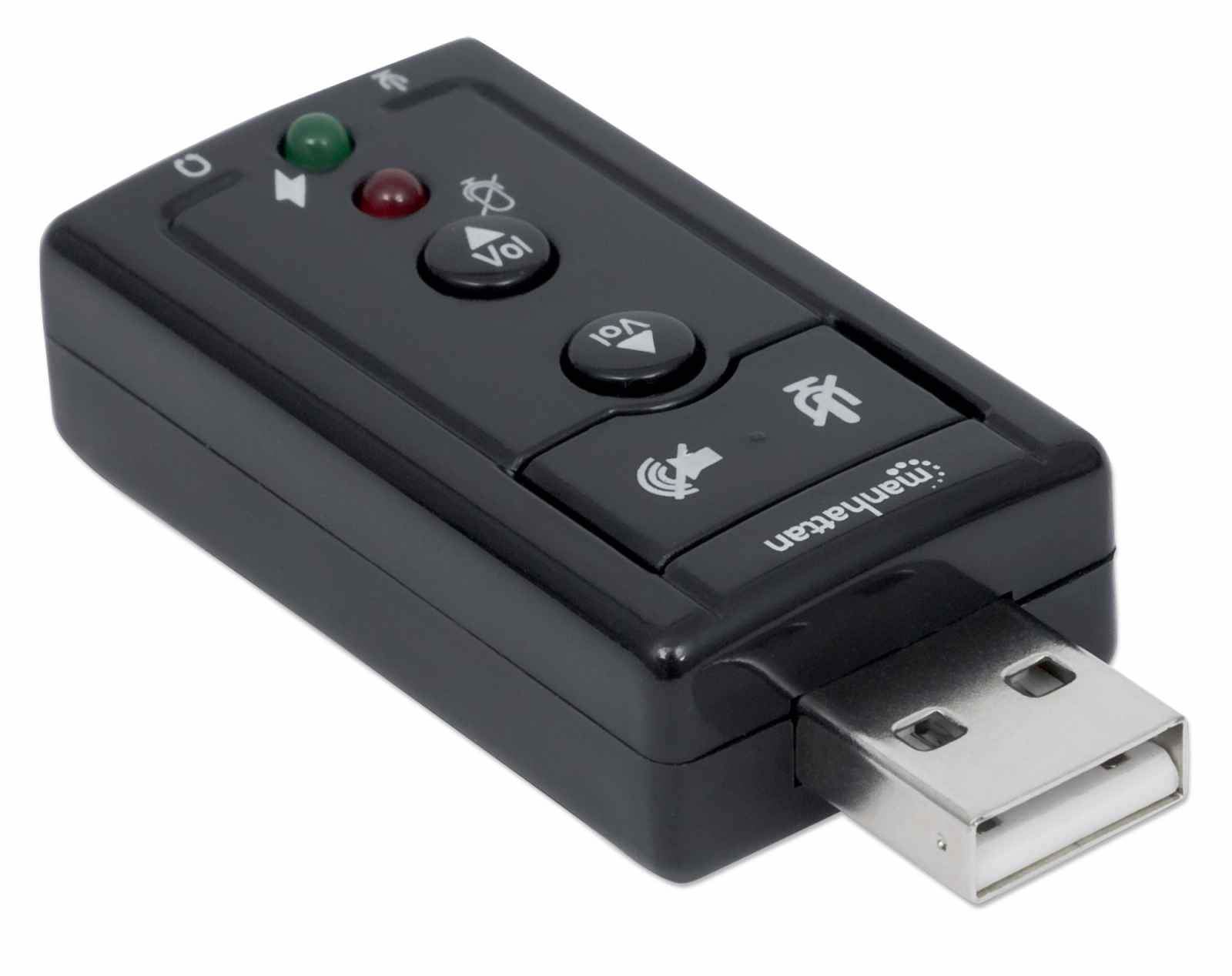 Manhattan USB-A Sound Adapter, USB-A to – image 3