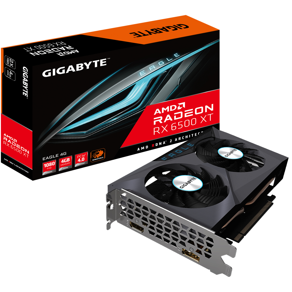 GIGABYTE Radeon RX 6500 XT EAGLE 4G – image 1