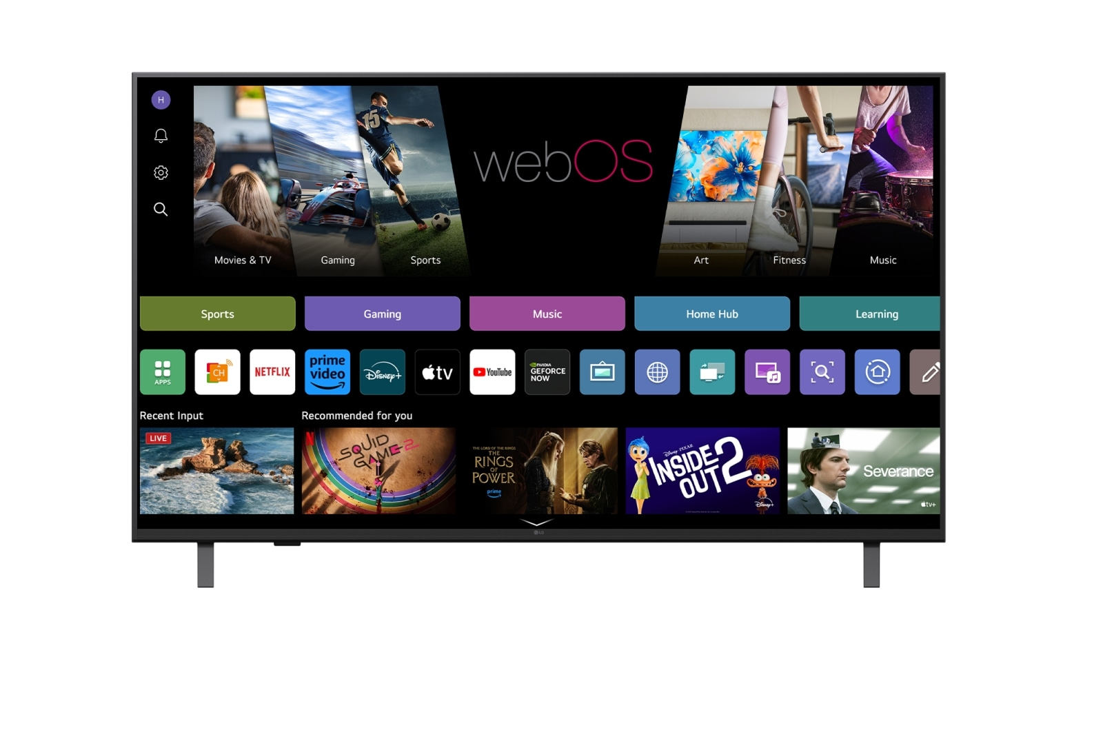 LG UHD AI 50UA75003LA TV – image 3