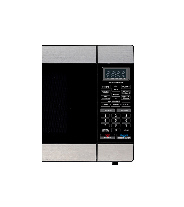 Daewoo KOR-167HW microwave Black, Stainless steel Solo microwave Countertop – image 4