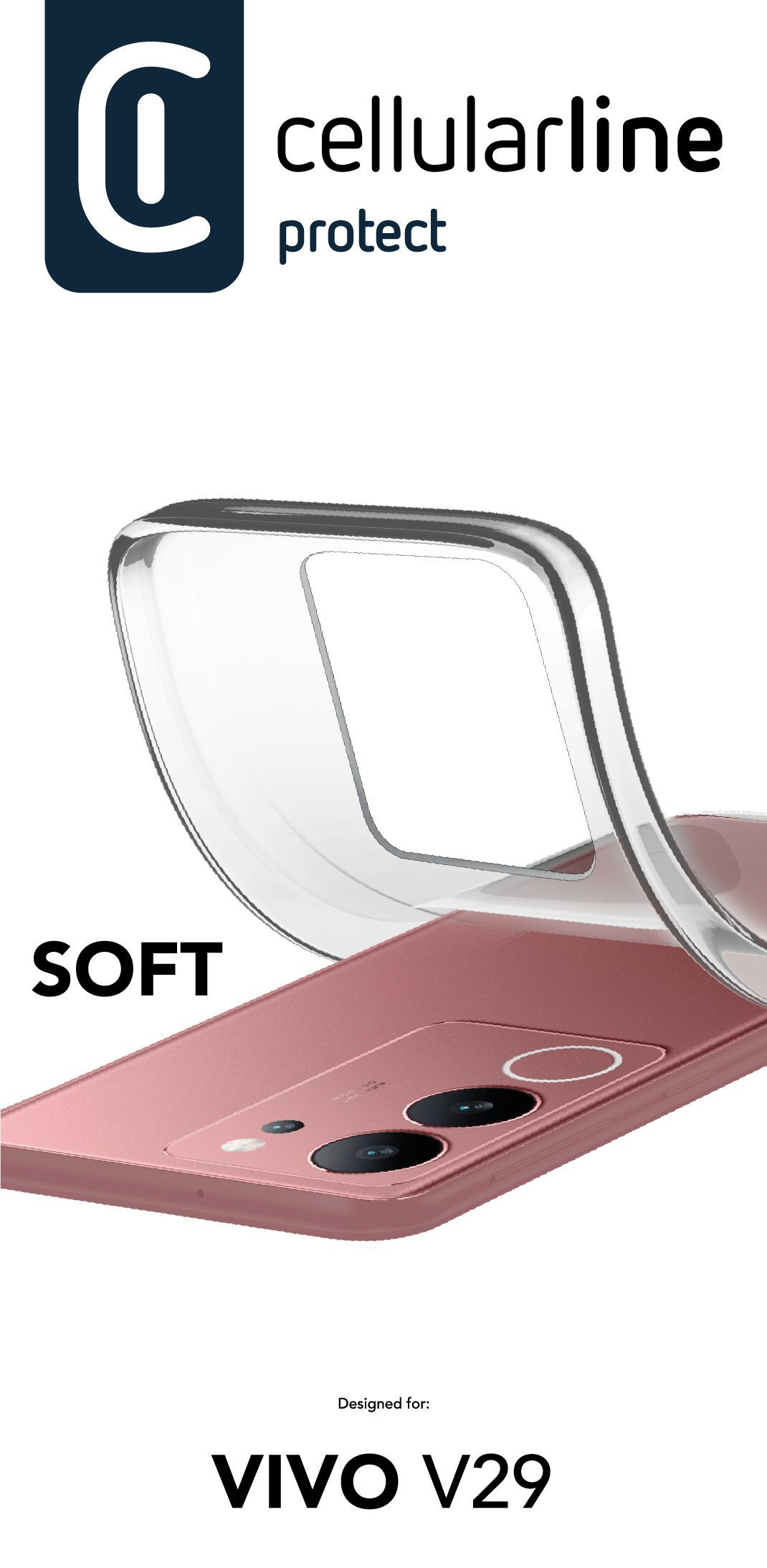 Cellularline Soft - Vivo V29 Soft rubber case – image 2