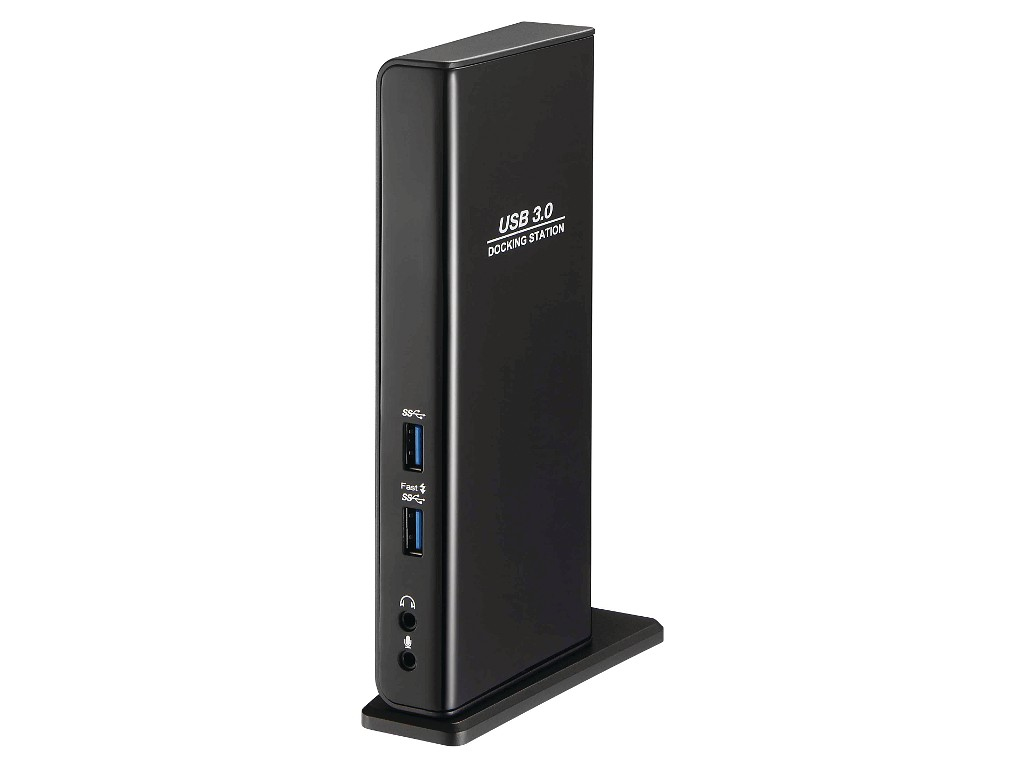 2-Power USB 3.0 Dual Display Docking Station – image 1