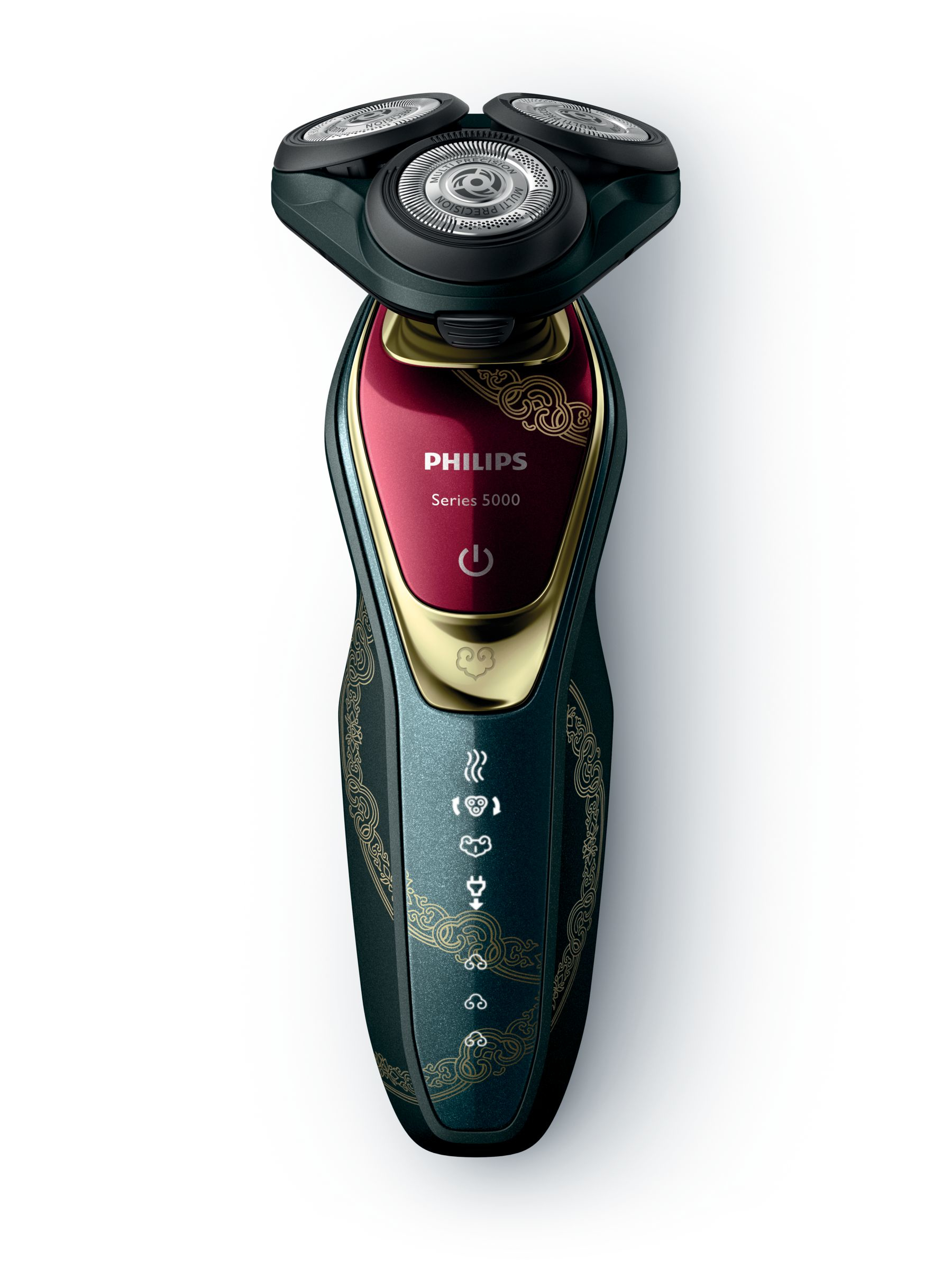Philips SHAVER Series 5000 S5688/76 men's shaver Rotation shaver Trimmer Green, Metallic – image 1