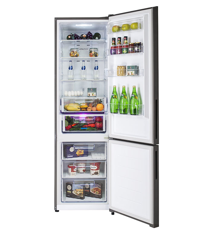 Daewoo RCT-360NSG fridge-freezer Freestanding Silver – image 5