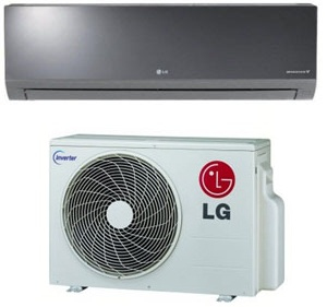LG A09RK.SSB air conditioner Split system Black, White