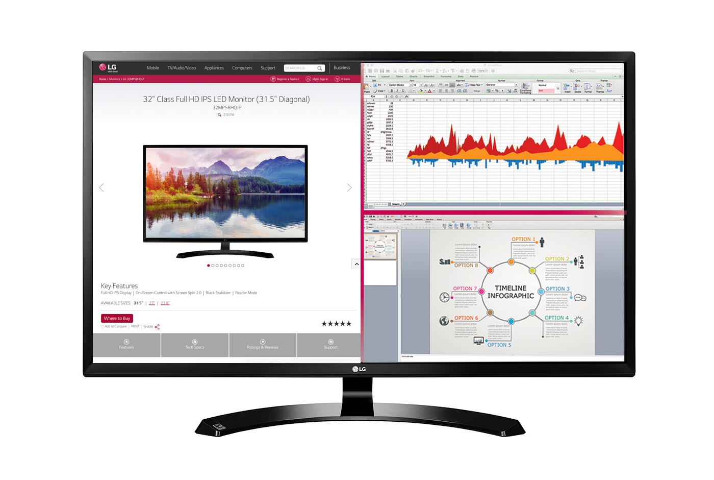 LG 32MA68HY-P computer monitor