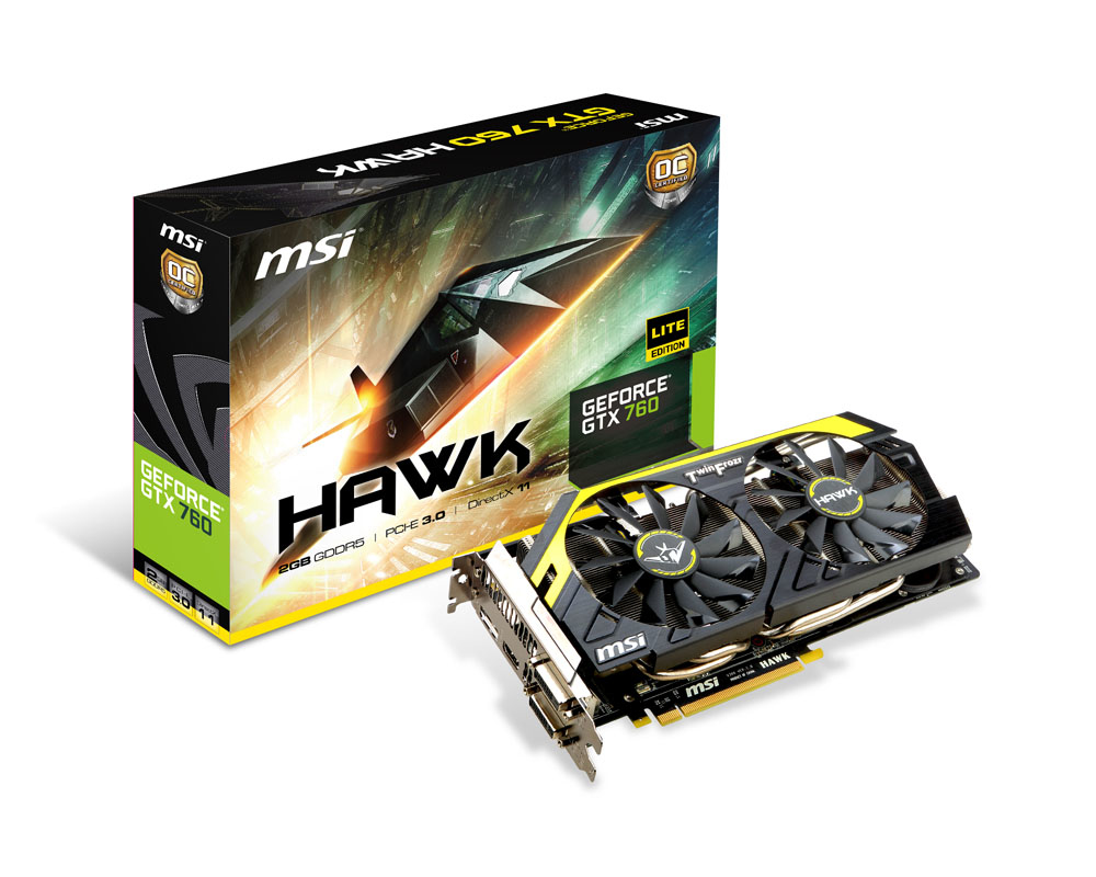 MSI V300-001R graphics card NVIDIA GeForce GTX 760