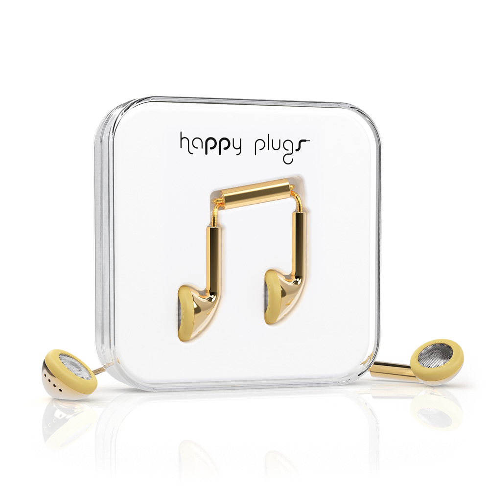 Happy Plugs Earbud Gold – image 3