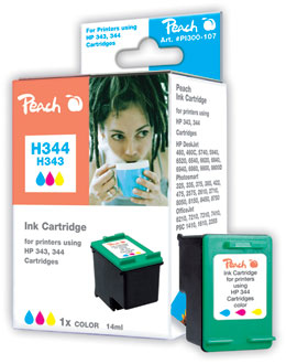 Peach 312574 ink cartridge 1 pc(s) Cyan, Magenta, Yellow