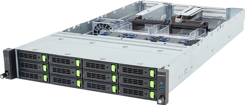 GIGABYTE R263-ZG0-AAL2 LGA 6096 Rack (2U) Black, Steel – image 1