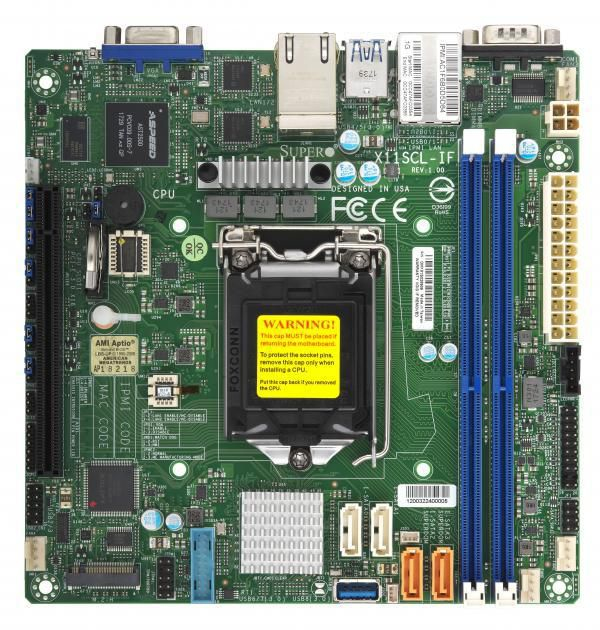 Ernitec E-MBD-X11SCL-IF-O motherboard Intel C242 LGA 1151 (Socket H4)