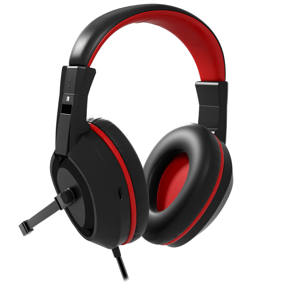 Mars Gaming MAH1V2 headphones/headset Wired Head-band Black, Red – image 2