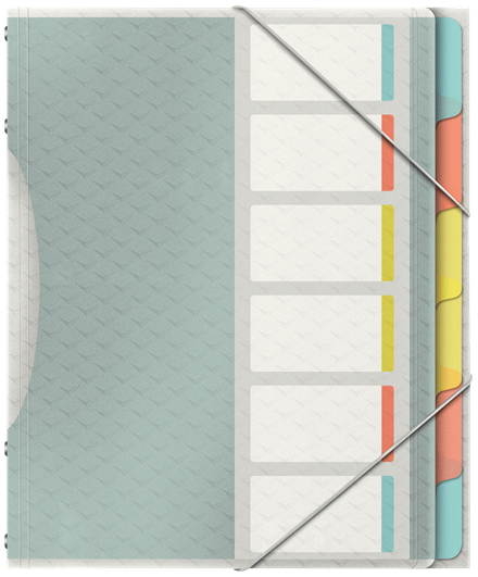 Esselte 626255 separador Multicolor Polipropileno (PP)