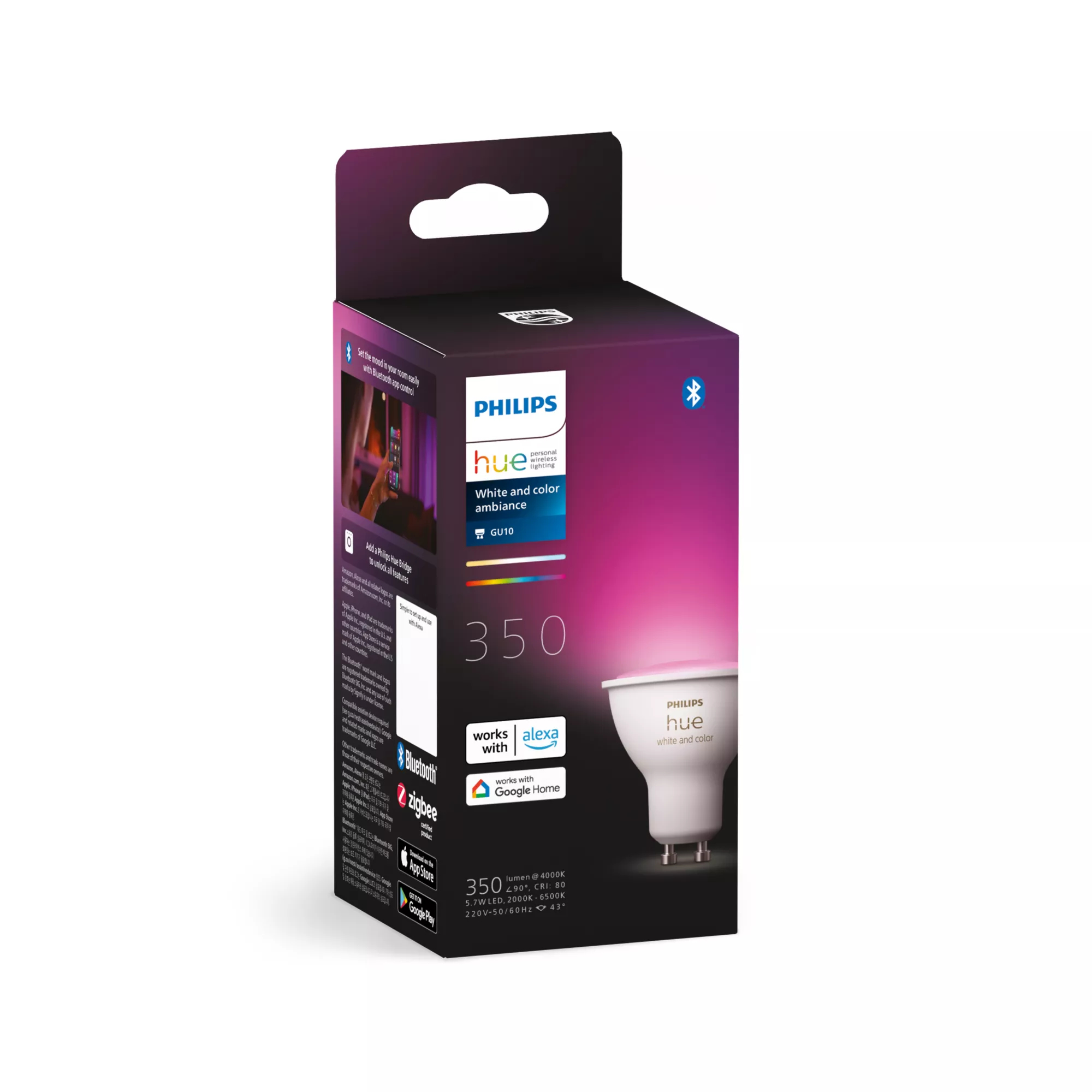 Philips by Signify Philips Hue White and colour ambience 8720169237674 smart lighting Smart bulb Bluetooth/Zigbee – image 2
