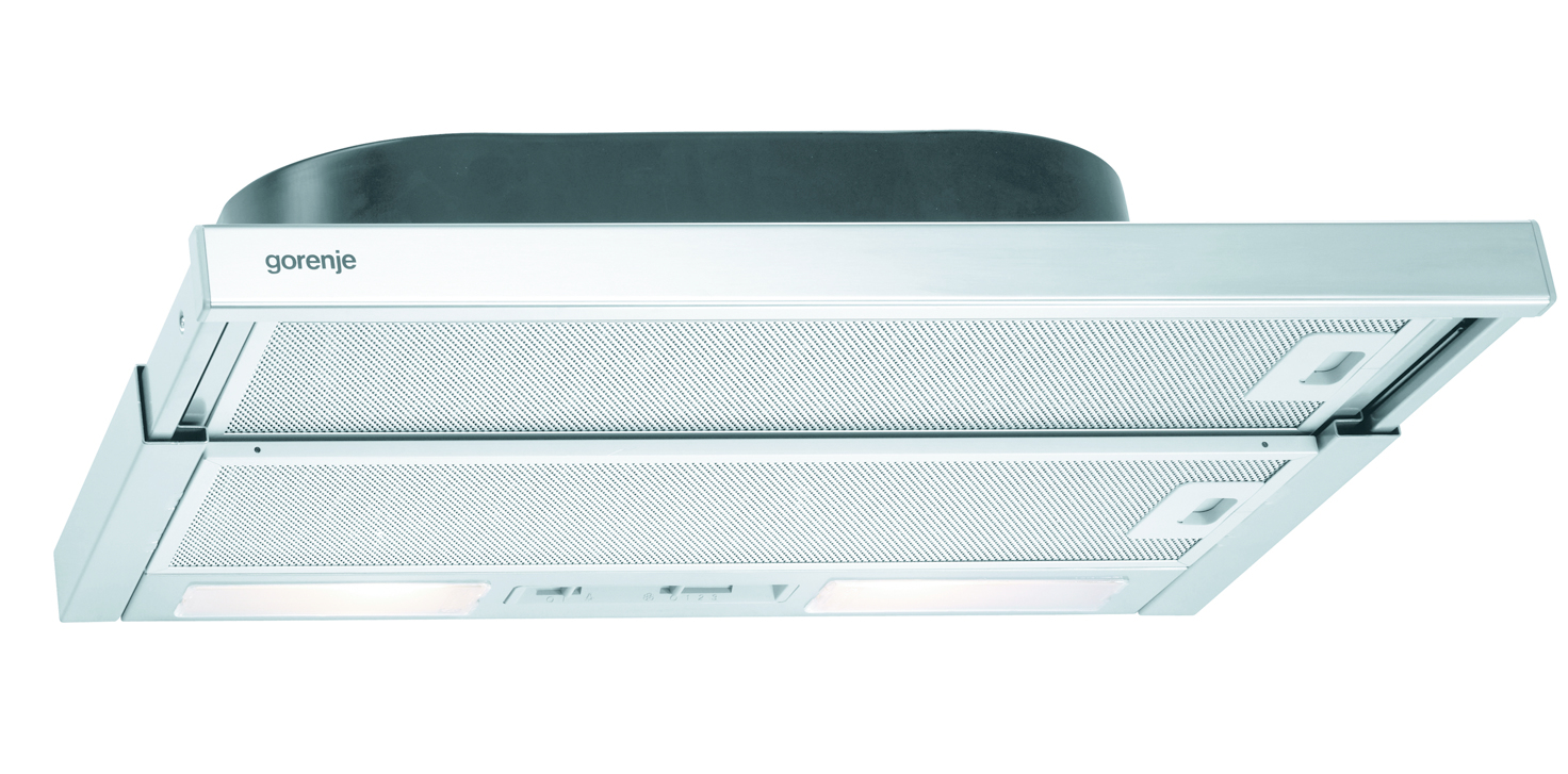 Gorenje DF6116E cooker hood Semi built-in (pull out) Grey 391 m³/h