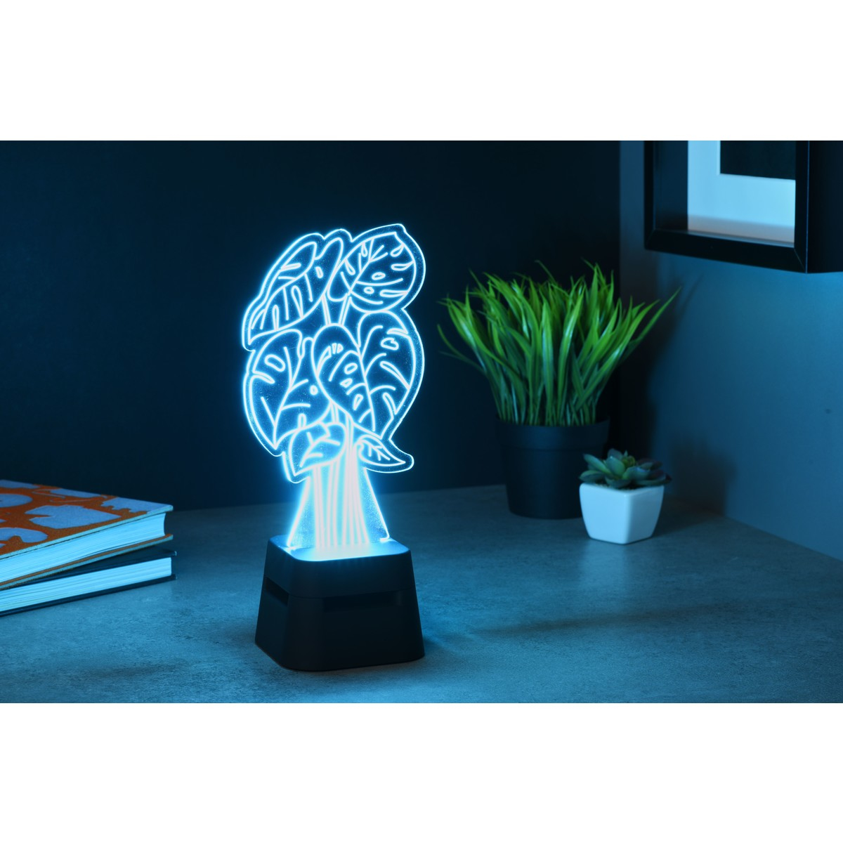 Tech Pop Speaker Bluetooth LED Lights Plant – image 2