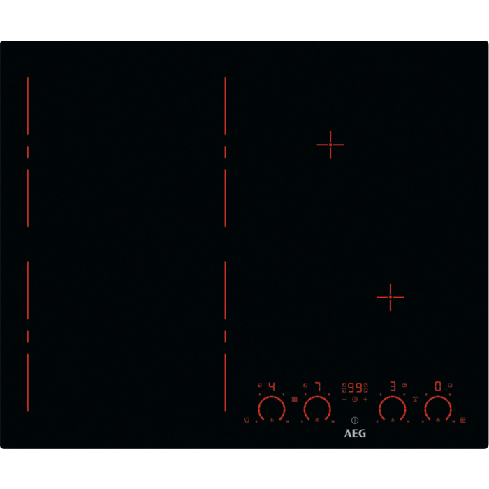 AEG HKP67420IB Black Built-in Zone induction hob 4 zone(s)