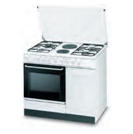 Indesit K9B11SB(W)/I cooker Freestanding cooker Electric Gas White