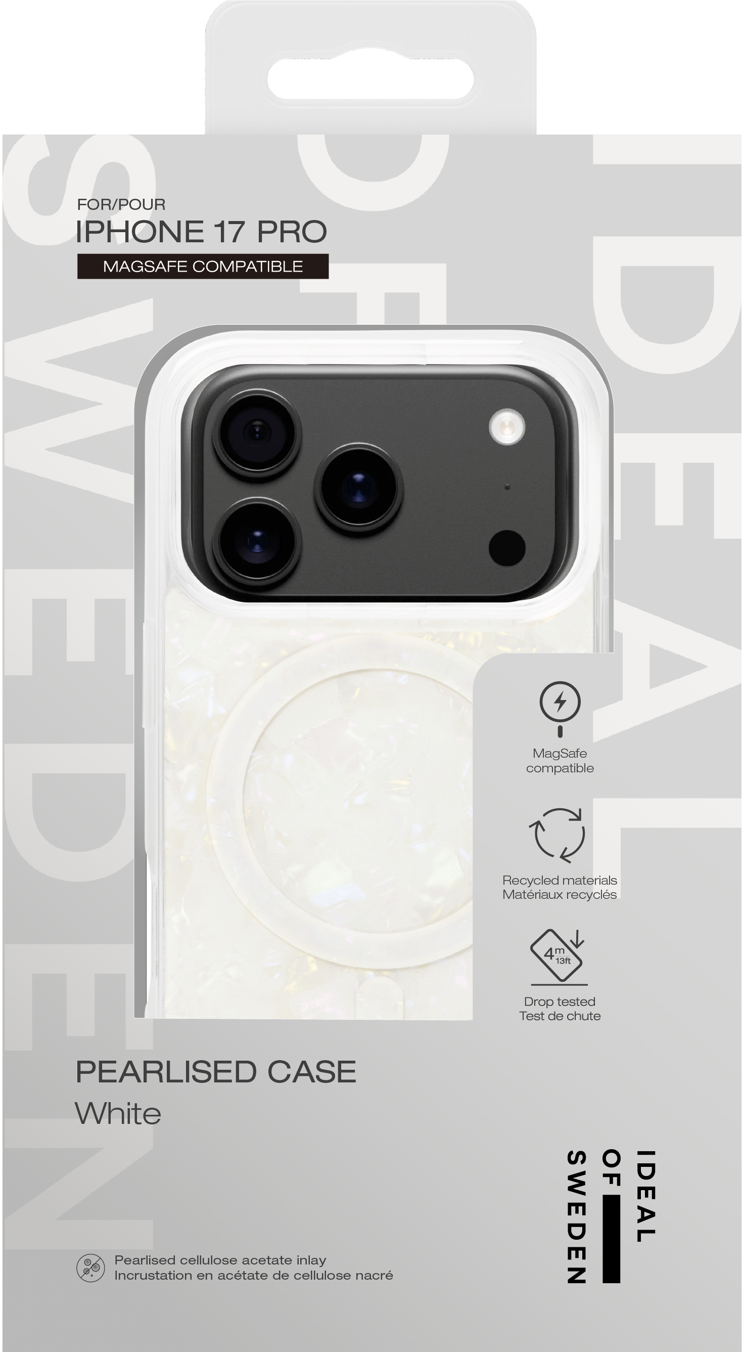 iDeal of Sweden Pearlised Case MagSafe iPhone 17 Pro White – image 3