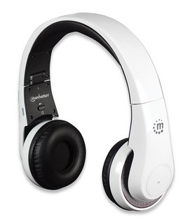 Manhattan Flyte Headset Wireless Head-band Bluetooth White – image 4