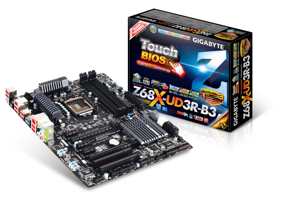 GIGABYTE GA-Z68X-UD3R-B3 motherboard Intel Z68 LGA 1155 (Socket H2) ATX – image 3