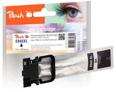 Peach 320960 ink cartridge 1 pc(s) Compatible High (XL) Yield Black