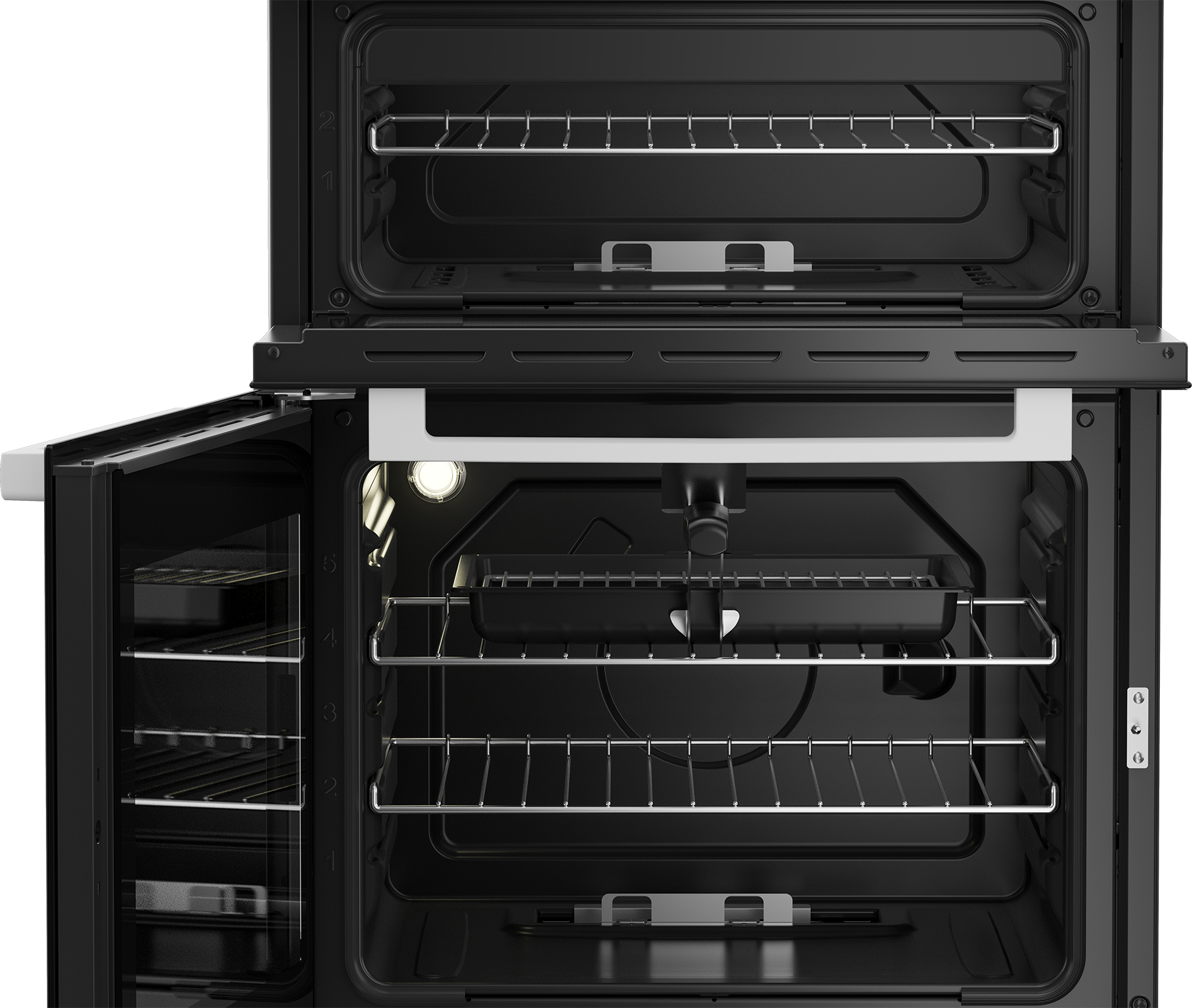 Beko KTG613W 60cm Freestanding Gas Twin Cavity Cooker – image 5