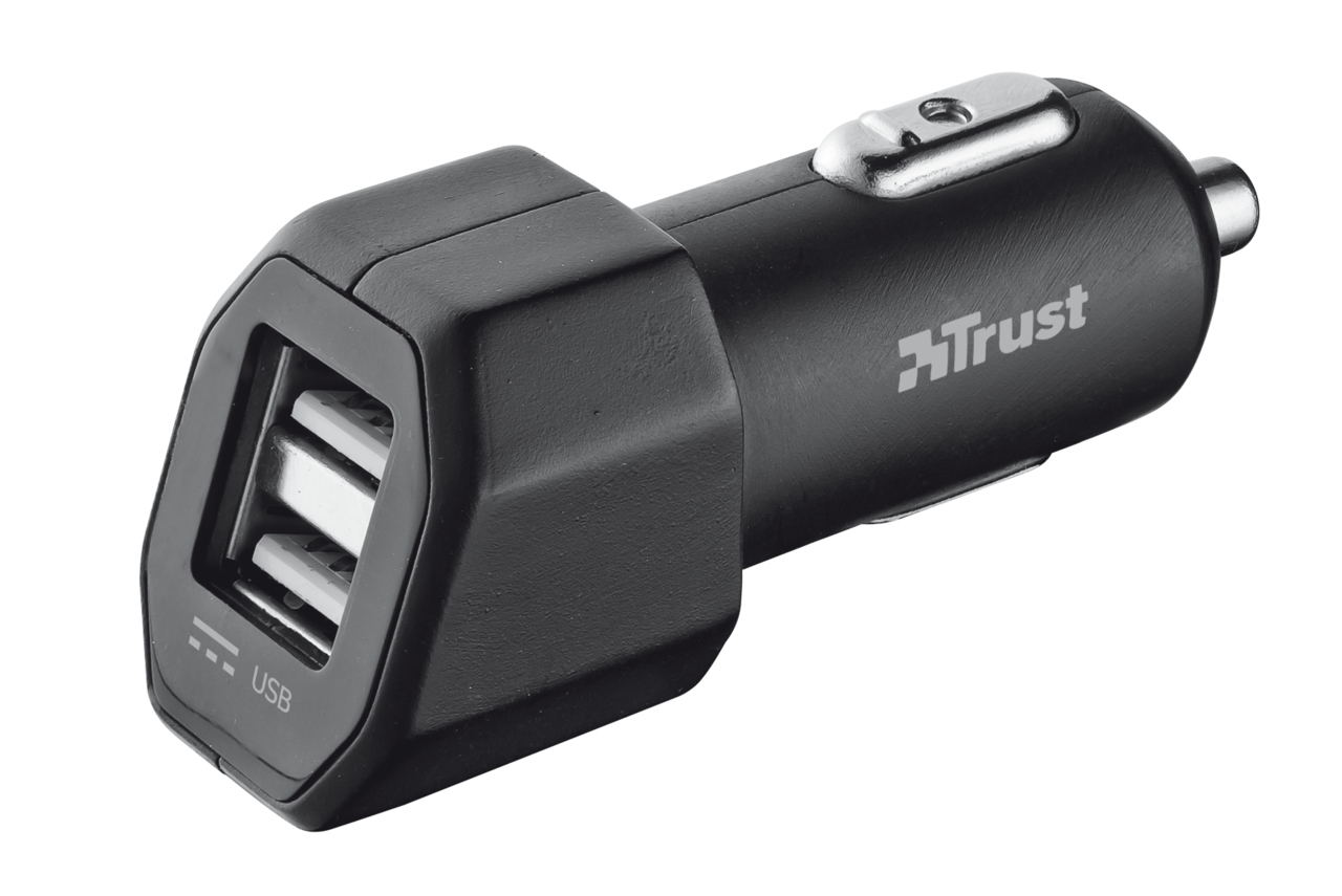 Trust 18709 mobile device charger Tablet Black Cigar lighter Auto – image 1