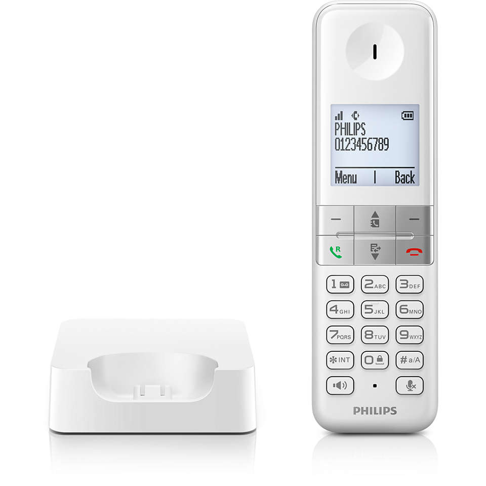Philips D4701W/34 telephone DECT telephone Caller ID White – image 2