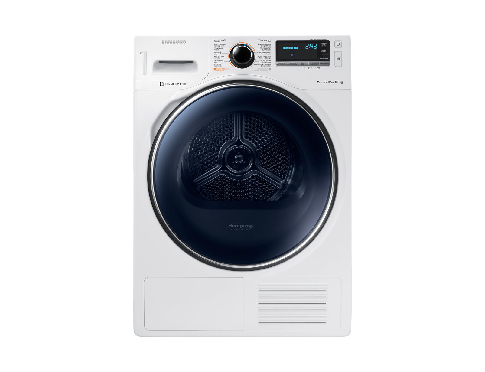 Samsung DV80M8214AW tumble dryer Freestanding Front-load