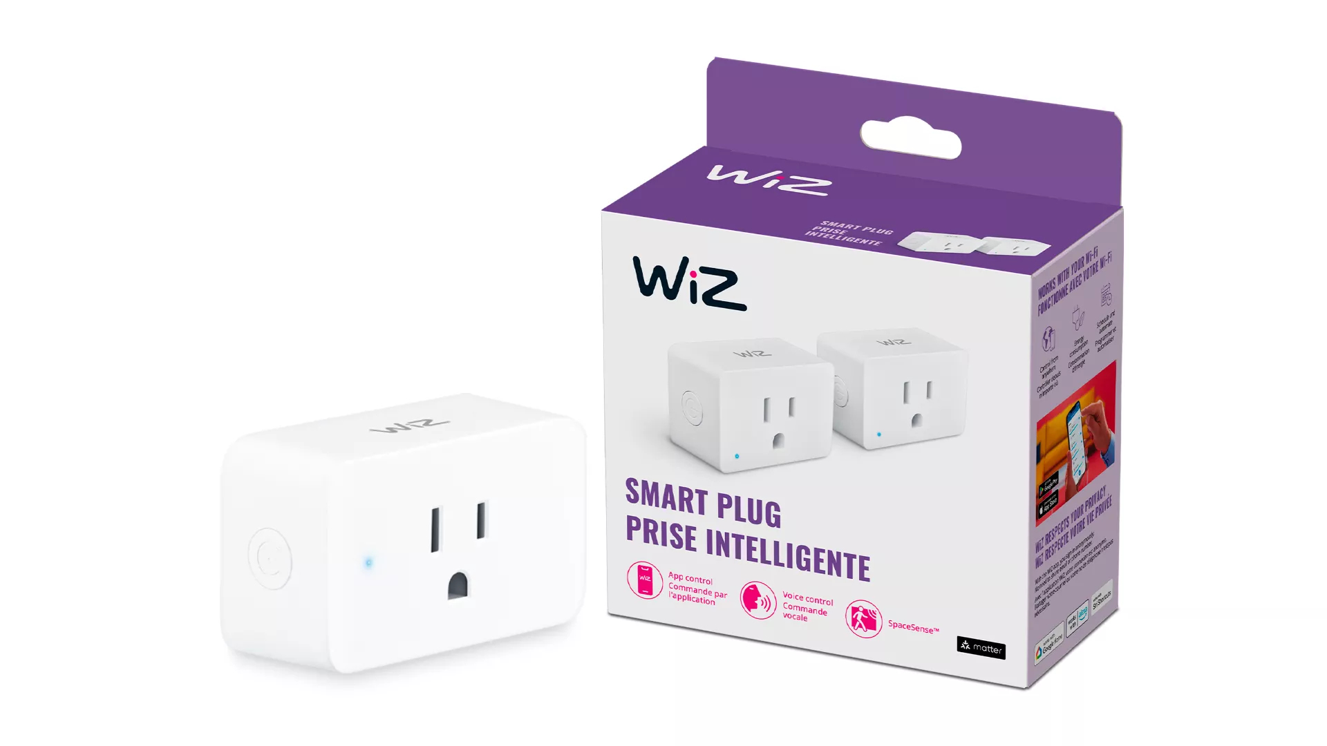 WiZ 046677605469 smart plug White – image 2
