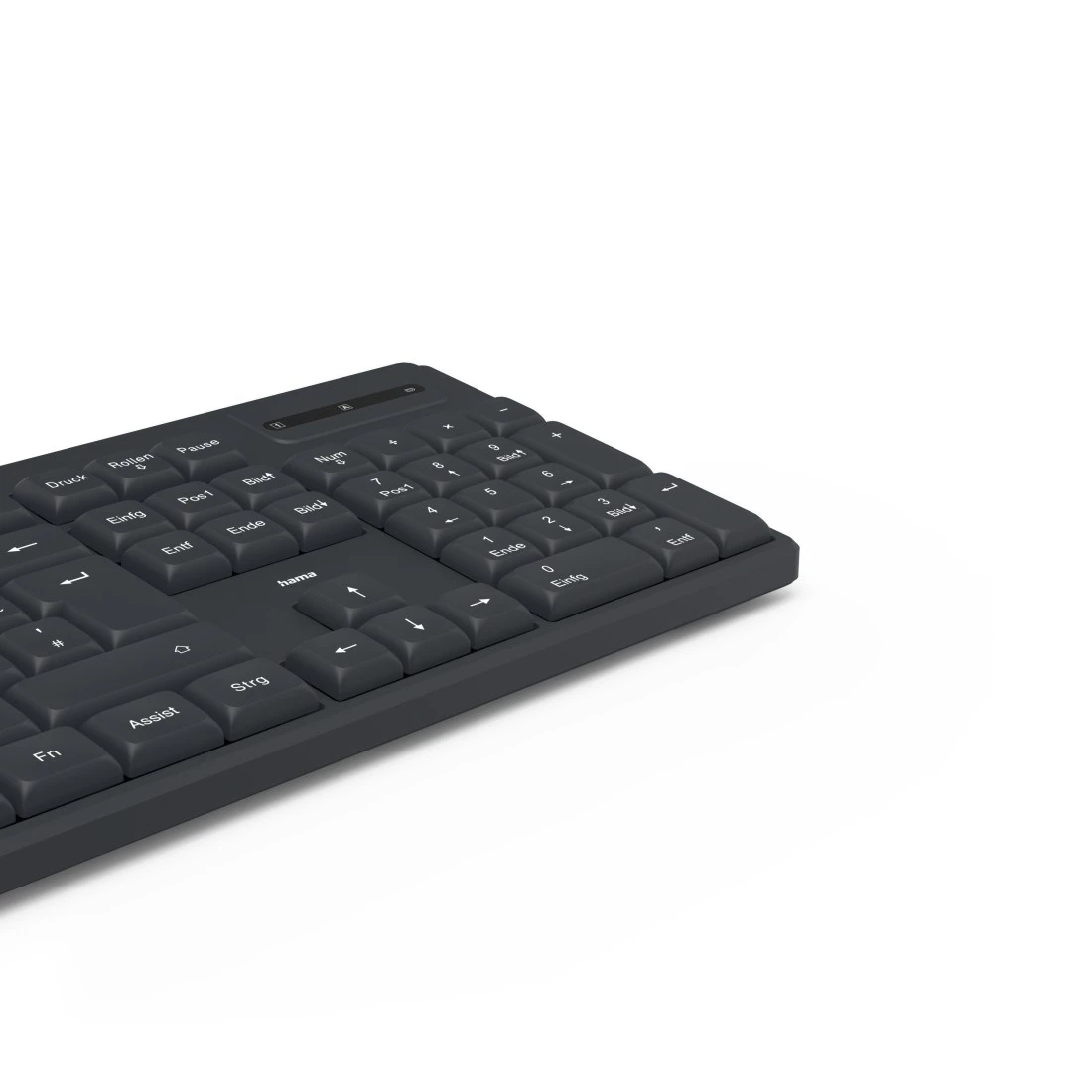 Hama WK-200 keyboard Home/Office RF Wireless QWERTZ German Black – image 7