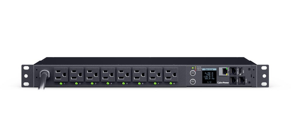Cyberpower Canada PDU41021 power distribution unit (PDU) 16 AC outlet(s) 1U Black