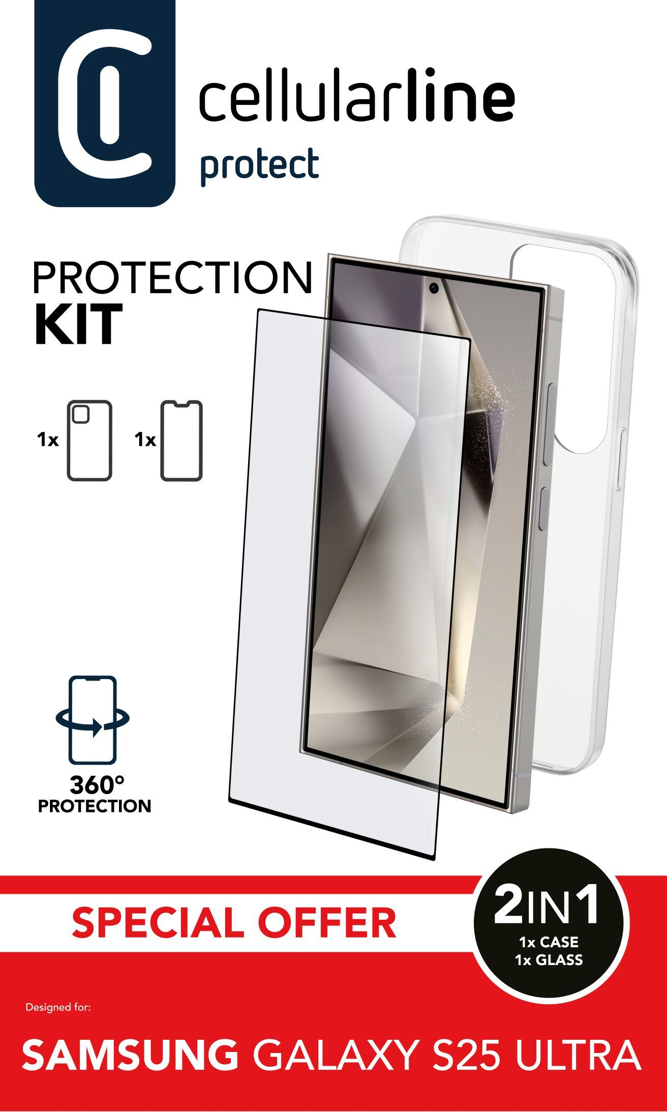 Cellularline Protection Kit - Galaxy S25 Ultra – image 2