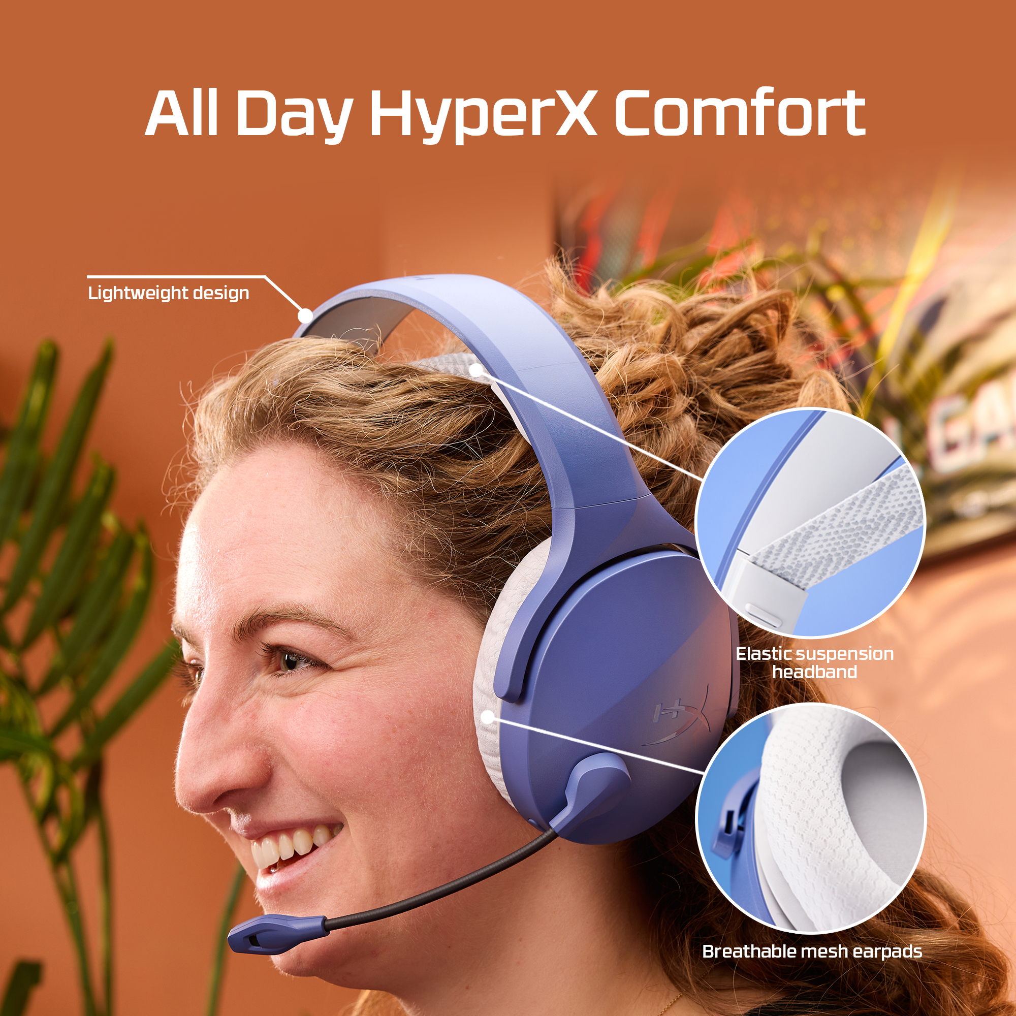 HyperX Cloud Jet Wireless Light Blue Gaming Headset – image 4