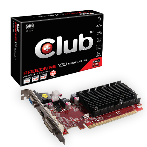 CLUB3D Radeon R5 230 2GB Noiseless Edition – image 2
