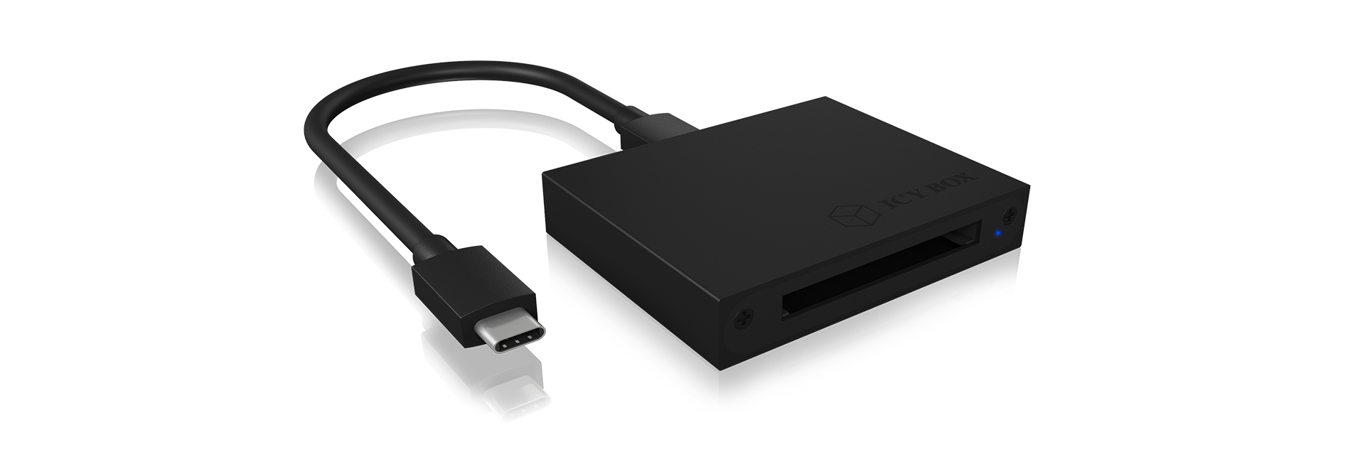 ICY BOX IB-CR402-C31 card reader USB 3.1 (Gen 2) Type-C™ Black – image 2