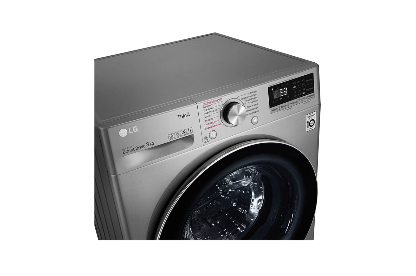 LG Series 500 F4WV5008S2S washing machine Front-load – image 3